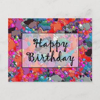 ハッピーバースデー ポストカード