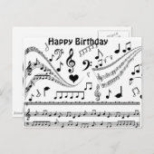 ハッピーバースデー_ ポストカード (正面/裏面)