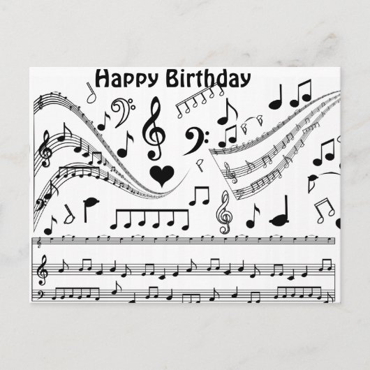 ハッピーバースデー_ ポストカード (正面)