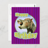 ハッピーバースデー ポストカード (正面/裏面)