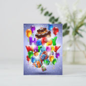 ハッピーバースデー ポストカード (スタンド正面)