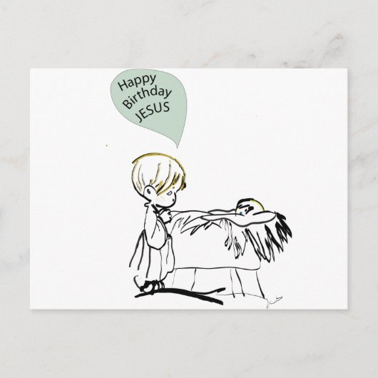 ハッピーバースデー ポストカード (正面)