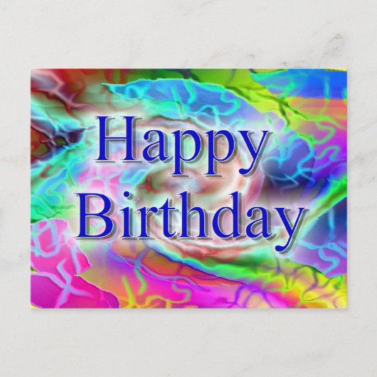 ハッピーバースデー ポストカード (正面)