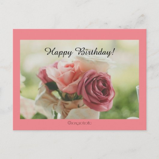 ハッピーバースデー! ポストカード (正面)