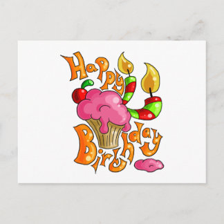 ハッピーバースデー ポストカード