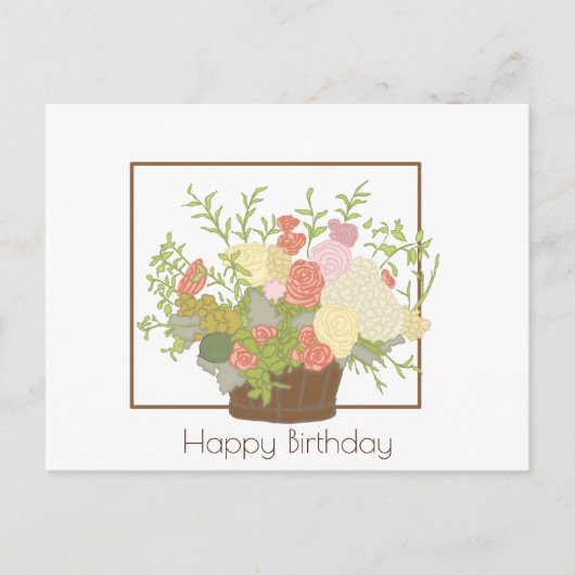 ハッピーバースデー ポストカード (正面)