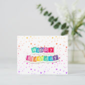 ハッピーバースデー ポストカード (スタンド正面)