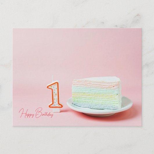 ハッピーバースデー ポストカード (正面)