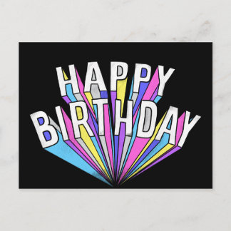ハッピーバースデー ポストカード