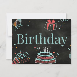 ハッピーバースデー ポストカード