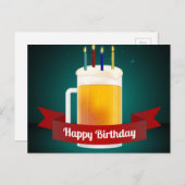 ハッピーバースデー ポストカード (正面/裏面)