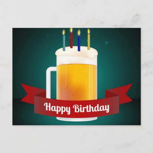 ハッピーバースデー ポストカード (正面)