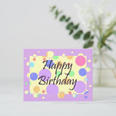 ハッピーバースデー ポストカード (スタンド正面)