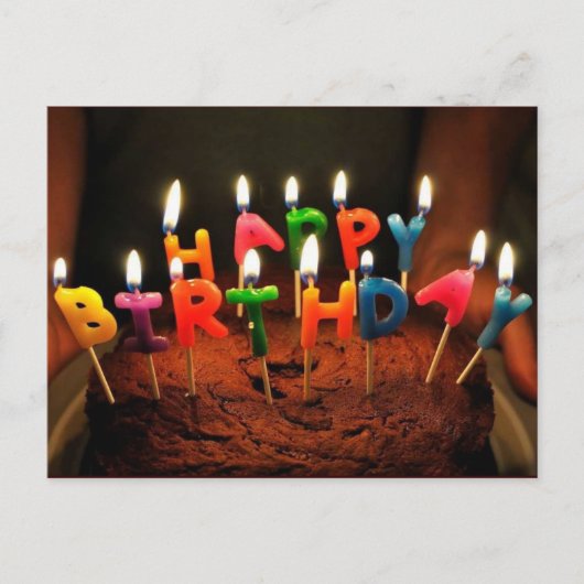 ハッピーバースデー ポストカード (正面)