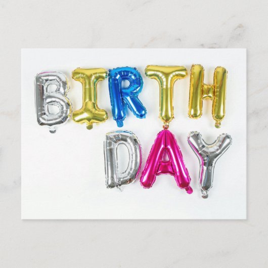 ハッピーバースデー ポストカード (正面)