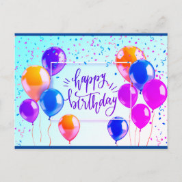 ハッピーバースデー ポストカード
