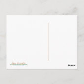 ハッピーバースデー ポストカード (裏面)