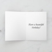 ハッピーバースデー，ポッター湖，カンザス，春 カード (内部)