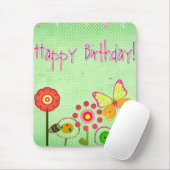 ハッピーバースデー マウスパッド (マウス)