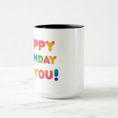 ハッピーバースデー マグカップ (中央)