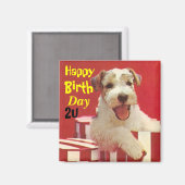 ハッピーバースデー マグネット (正面/裏面)