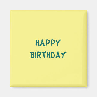 ハッピーバースデー マグネット