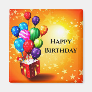 ハッピーバースデー マグネット