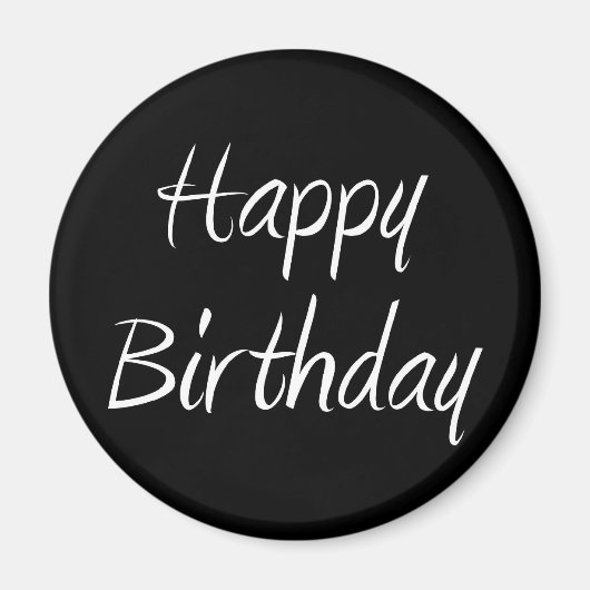 ハッピーバースデー マグネット (正面)