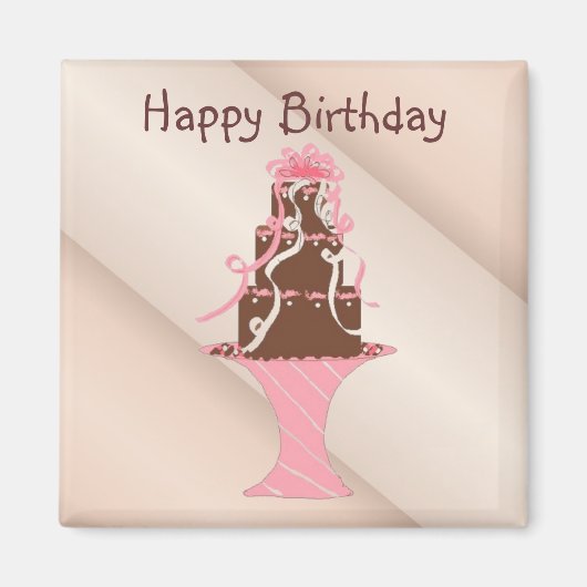 ハッピーバースデー マグネット (正面)