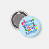 ハッピーバースデー マグネット (正面/裏面)