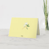 ハッピーバースデー |マグノフェイクリア枝黄 カード (裏面)