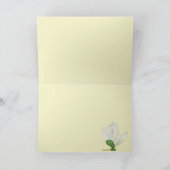 ハッピーバースデー |マグノフェイクリア枝黄 カード (内部)