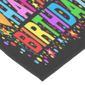 ハッピーバースデー ミディアムテーブルランナー (コーナー)