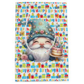 ハッピーバースデー ミディアムペーパーバッグ (正面)