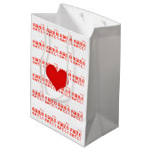 ハッピーバースデー ミディアムペーパーバッグ (裏面アングル)