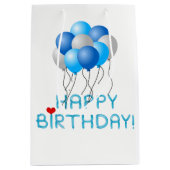 ハッピーバースデー ミディアムペーパーバッグ (正面)