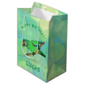 ハッピーバースデー ミディアムペーパーバッグ (正面アングル)