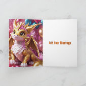 ハッピーバースデー/メッセージの追加:-) カード (内部)