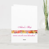 ハッピーバースデー! モザイクカード カード (裏面)