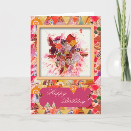 ハッピーバースデー! モザイクカード カード (正面)