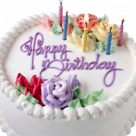 ハッピーバースデー ラウンドシール