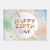 ハッピーバースデー ラッピングペーパーシート (正面3)