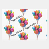 ハッピーバースデー ラッピングペーパーシート (正面2)