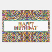 ハッピーバースデー ラッピングペーパーシート (正面)