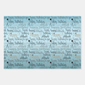 ハッピーバースデー ラッピングペーパーシート (正面3)