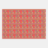 ハッピーバースデー ラッピングペーパーシート (正面3)