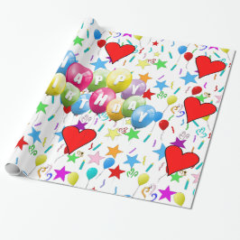 ハッピーバースデー! ラッピングペーパー