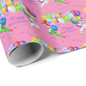 ハッピーバースデー ラッピングペーパー (ロールコーナー)