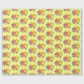 ハッピーバースデー ラッピングペーパー (フラット)