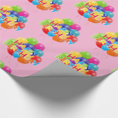 ハッピーバースデー ラッピングペーパー (角)